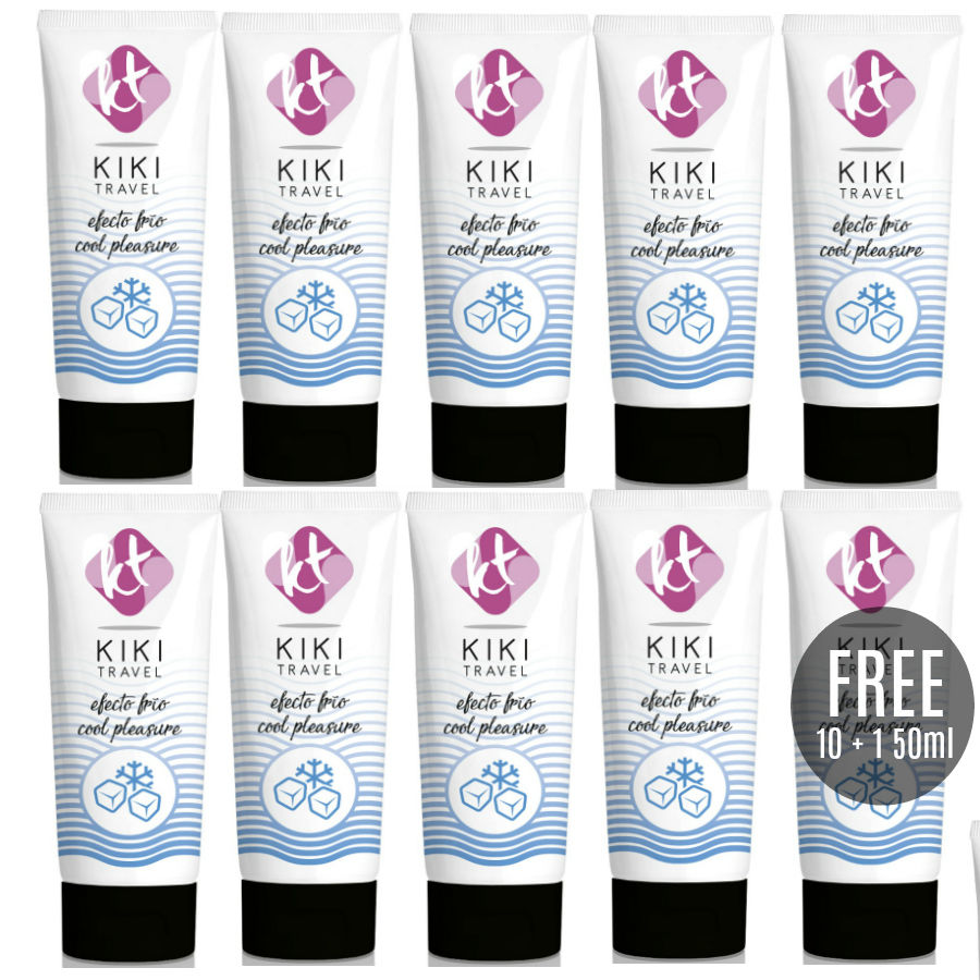 KIKÍ TRAVEL - GEL DESLIZANTE EFECTO FRÍO INTENSIFICADOR 50 ML 10 + 1 GRATIS
