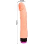 BAILE - VIBRADOR REALÍSTICO FLEXIBLE NATURAL 24 CM - Imagen 5