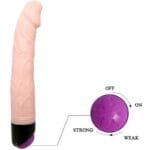 BAILE - ADOUR CLUB VIBRADOR REALÍSTICO 23 CM NATURAL - Imagen 4