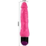 BAILE - COLORFUL SEX VIBRADOR REALÍSTICO ROSA 24 CM - Imagen 2
