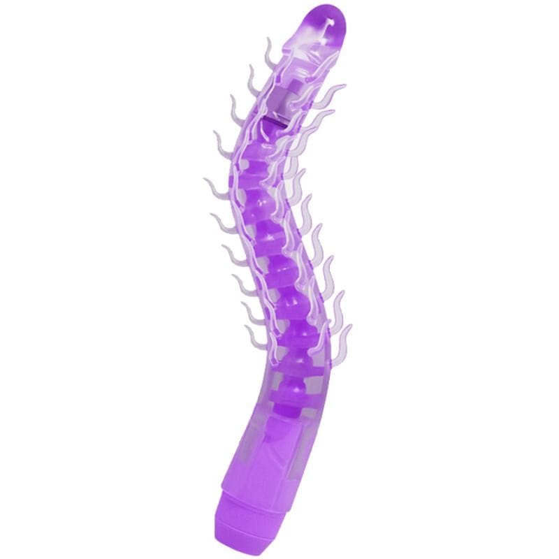 img_74648_ec284c39b39e0d00c27f733ee17f8e4b_1.jpg BAILE - FLEXI VIBE SENSUAL SPINE BENDABLE VIBRATING DILDO LILA 23.5 CM - Imagen 1
