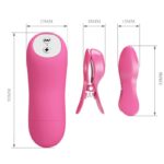 BAILE - ROMANTIC WAVE PIZAS CON VIBRACIÓN Y ELECTROSHOCK FUCSIA - Imagen 4