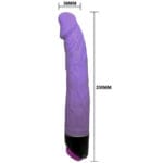 BAILE - ADOUR CLUB VIBRADOR REALÍSTICO 23 CM LILA - Imagen 3