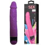 BAILE - COLORFUL SEX VIBRADOR REALÍSTICO LILA 23 CM - Imagen 2
