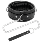 DARKNESS - COLLAR CON CADENA SOFT LEATHER - Imagen 2