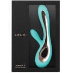 LELO - SORAYA 2 VIBRADOR RABBIT VERDE AGUA - Imagen 3