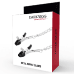 DARKNESS - PINZAS AJUSTABLES PARA PEZONES AJUSTABLES METAL - Imagen 4