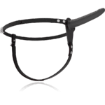 FETISH SUBMISSIVE HARNESS - SILICONA NEGRO 15 CM - Imagen 4