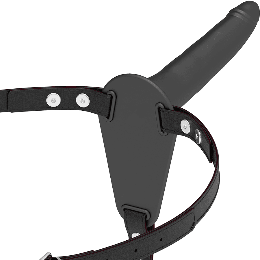 img_79252_9855ee55694ad05038932fe3f6686942_1.png FETISH SUBMISSIVE HARNESS - SILICONA NEGRO 15 CM - Imagen 1