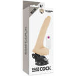 BASECOCK - VIBRADOR REALÍSTICO ARTICULABLE CONTROL REMOTO NATURAL 18.5 CM -O- 4 CM - Imagen 5