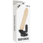 BASECOCK - VIBRADOR REALÍSTICO CONTROL REMOTO NATURAL 20 CM -O- 4 CM - Imagen 4