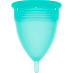 STERCUP - COPA MENSTRUAL FDA SILICONA AQUAMARINA - TALLA L - Imagen 3
