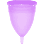 STERCUP - COPA MENSTRUAL FDA SILICONA LILA - TALLA L - Imagen 3