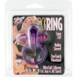 SEVEN CREATIONS - ANILLO VIBRADOR DE SILICONA LILA - Imagen 2