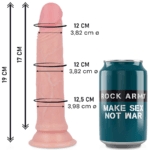 ROCKARMY - AVENGER DILDO REALÍSTICO LIQUID SILICONE 19 CM -O- 3.98 CM