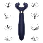 SATISFYER - ENDLESS FUN MULTI VIBRADOR 3 AZUL - Imagen 4