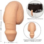 CALEXOTICS - PACKING PENIS PENE DE SILICONA 12.75CM NATURAL - Imagen 3
