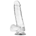 X RAY - CLEAR DILDO REALISTA TRANSPARENTE 18.5 CM -O- 3.8 CM - Imagen 5
