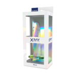 X RAY - CLEAR DILDO TRANSPARENTE 18 CM -O- 4 CM - Imagen 2