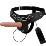 HARNESS ATTRACTION - ARNÉS  GEORGE REALÍSTICO VIBRADOR 19 CM -O- 4 CM - Imagen 3
