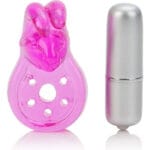 CALEXOTICS - MICRO VIBE AROUSER BUNNY ANILLO VIBRADOR ROSA - Imagen 2