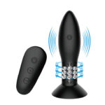 MR PLAY - PLUG CON BOLAS ROTADORAS NEGRO CONTROL REMOTO - Imagen 2