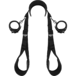 FETISH SUBMISSIVE - POSICIÓN PIERNAS ABIERTAS CON ESPOSAS CON FORRO DE NEOPRENO