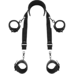 FETISH SUBMISSIVE - POSICIÓN MASTER CON 4 ESPOSAS CON FORRO DE NEOPRENO