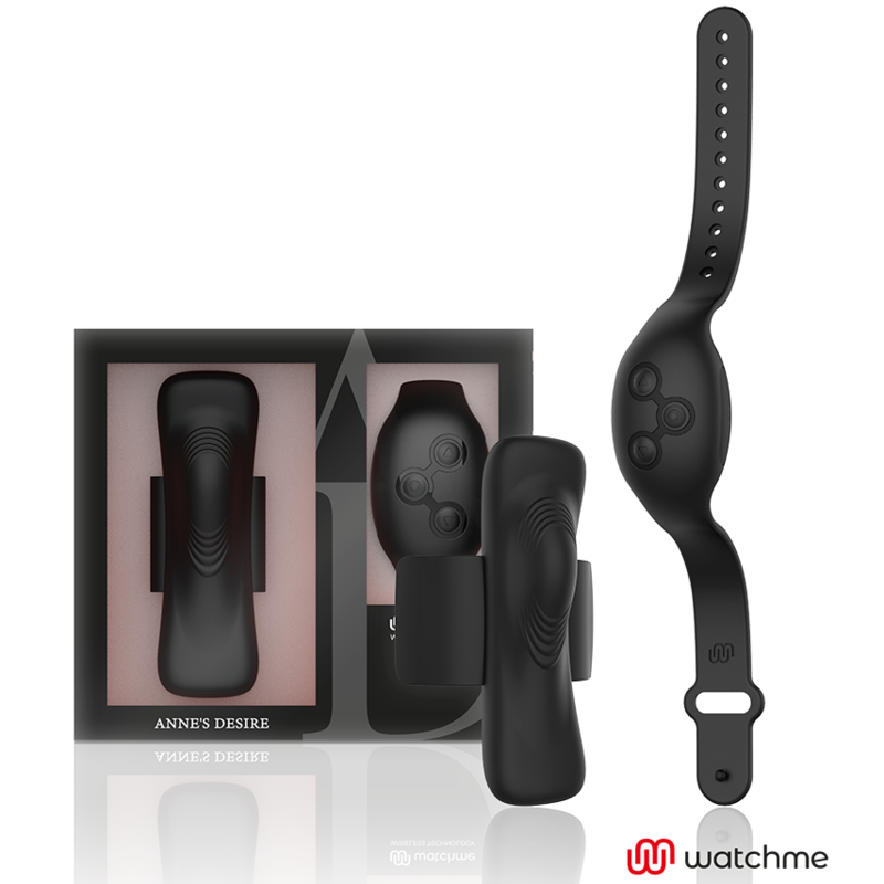 ANNES DESIRE - PANTY PLEASURE TECNOLOGÍA WATCHME NEGRO