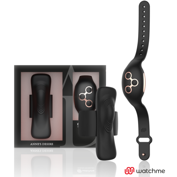 ANNES DESIRE - PANTY PLEASURE TECNOLOGÍA WATCHME NEGRO/GOLD