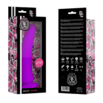 DELTA CLUB - DILDO REALISTA LILA SILICONA MEDICA 20 CM -O- 4 CM - Imagen 4