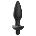 ADDICTED TOYS - MASAJEADOR PLUG ANAL CON VIBRACIÓN NEGRO - Imagen 5
